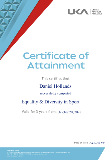 Equality and Diversity in Sport